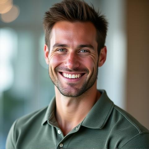 Portrait of Liam Chen, a results-driven nutritionist.